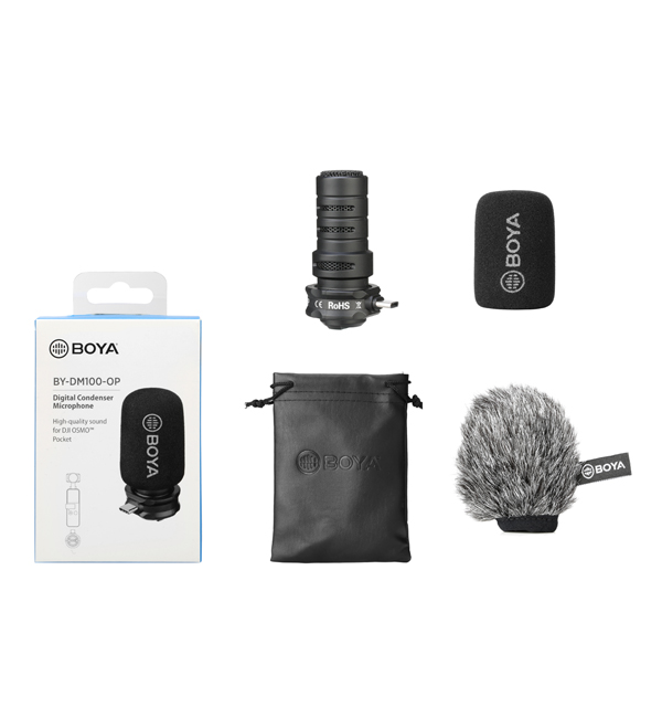 BY-DM100-OP Digital Condenser Microphone for DJI OSMO™ Pocket - BOYA