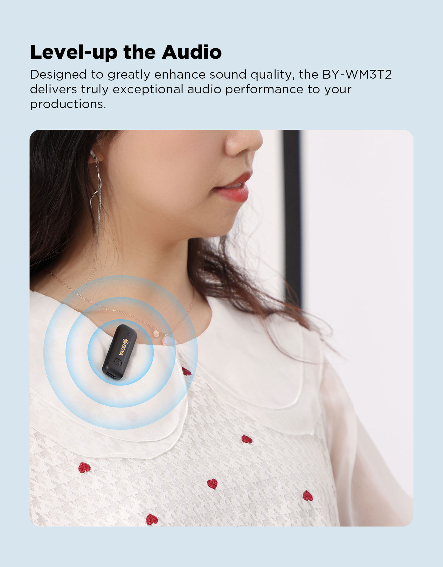 boya wm3t2 wireless microphone