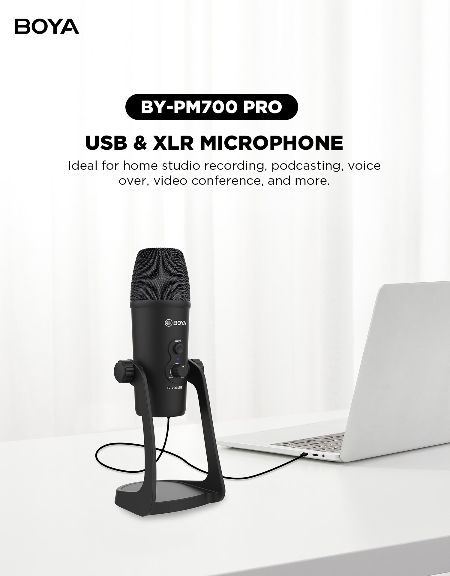 boya pm700 pro usb microphone