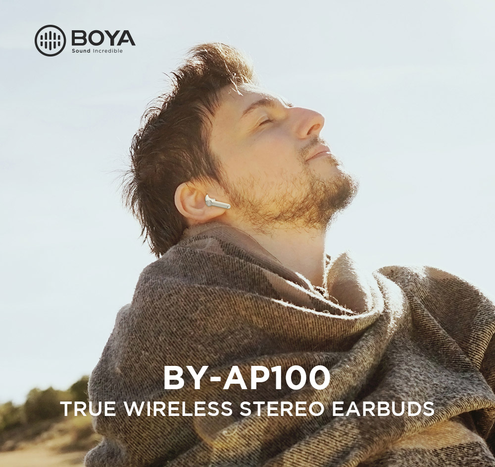 boya ap100 wireless bluetooth headset