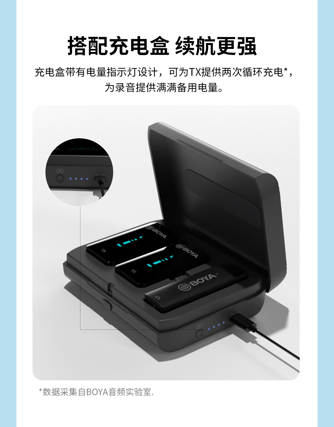 博雅XM6无线麦克风