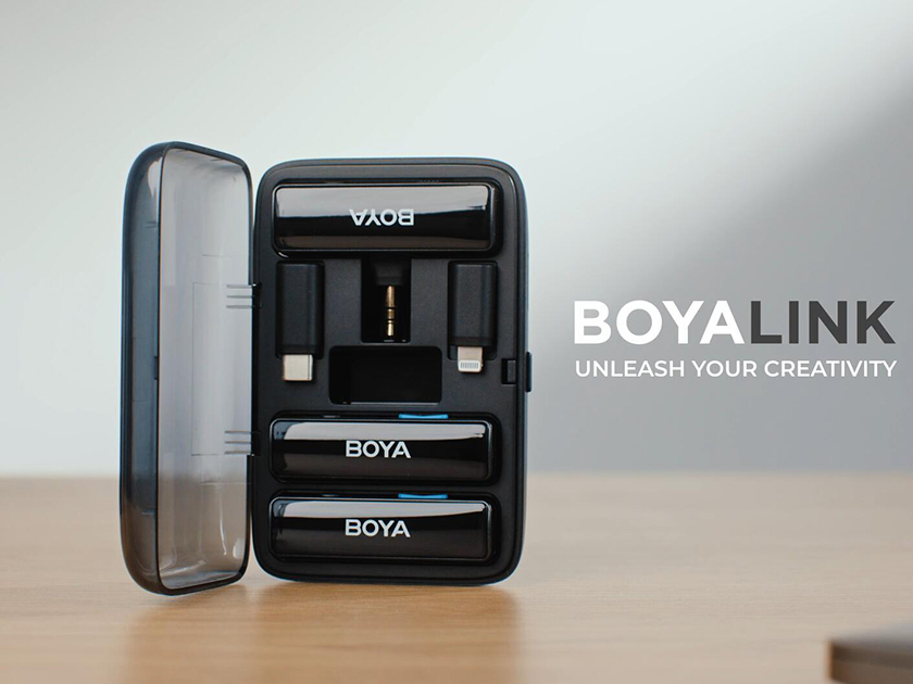 Micrófono Boya Boyalink Profesional Multiconexión Universal Dual BOYA