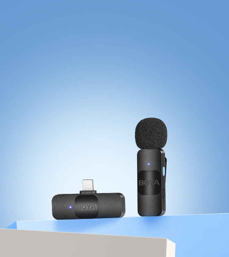  Boya Ultra Compact Wireless Microphone BY-V1 for iOS