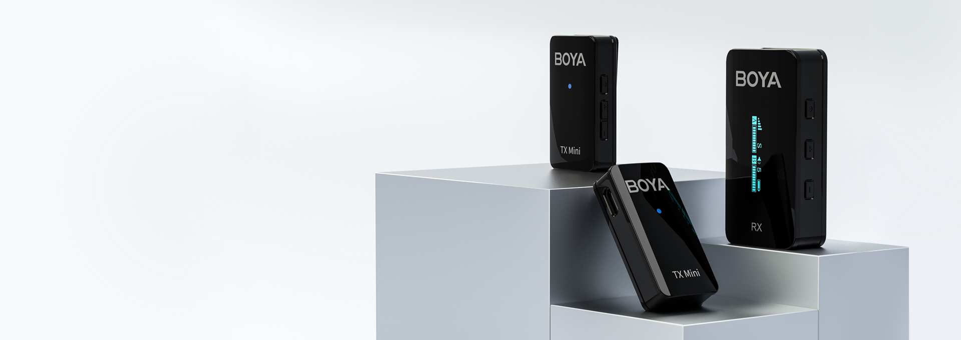 16847477919498437 Boya Boya BY-XM6-S2 Mini Ultracompact 2.4GHz Dual-Channel Wireless Microphone System